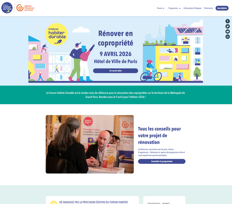Forum HabiterDurable - Agence Parisienne du Climat