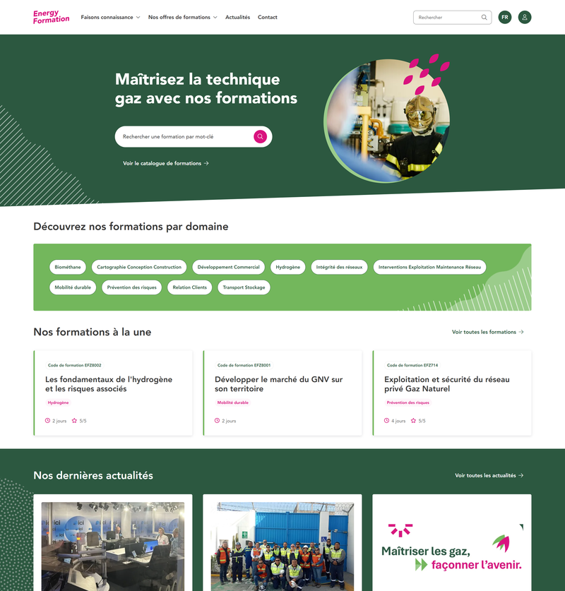 Site GRDF Energy Formation